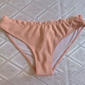 Cupshe Scalloped Bikini Bottom, size L, NWT